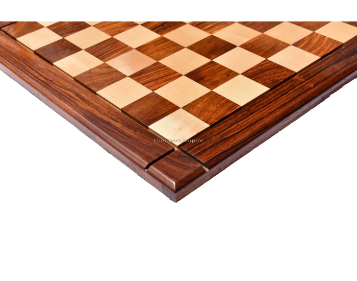 Classic Tournament Series chess board Maple & Sheesham wood
