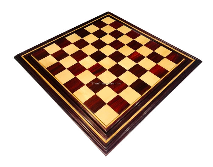 The Molding Series Luxury Chess Board <br> Maple & African Padauk