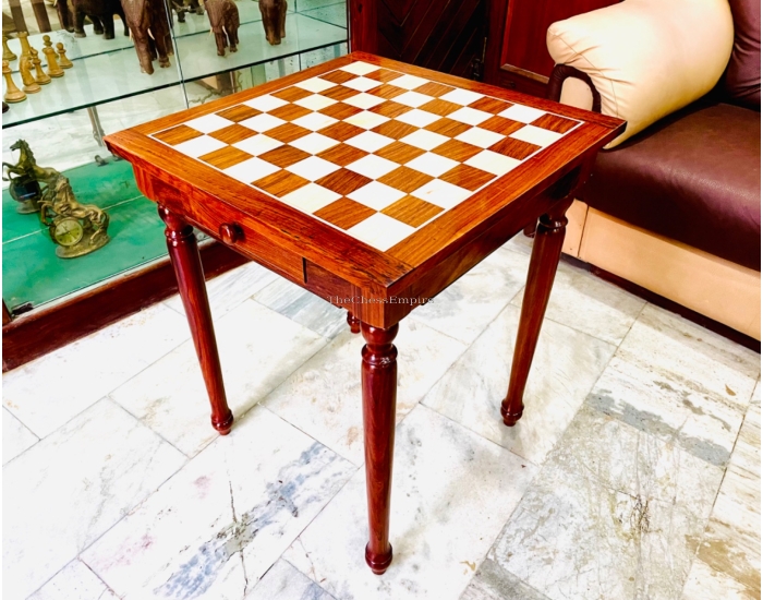 The Traditional Series Chess Table <br> Maple & Sheesham