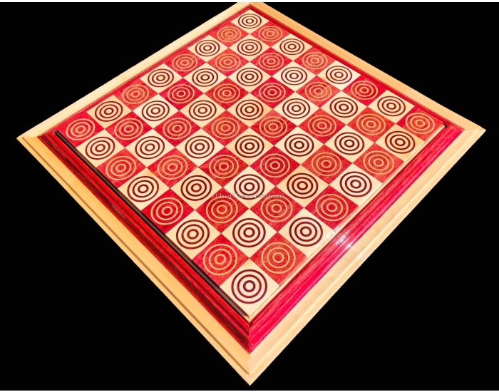 The Mark Series Chess Board <br> Maple & Purple Heart Wood