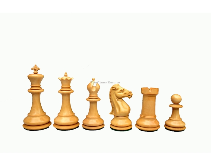 Legend Series Chess Pieces <br> Boxwood & Ebony <br> 4.25" King