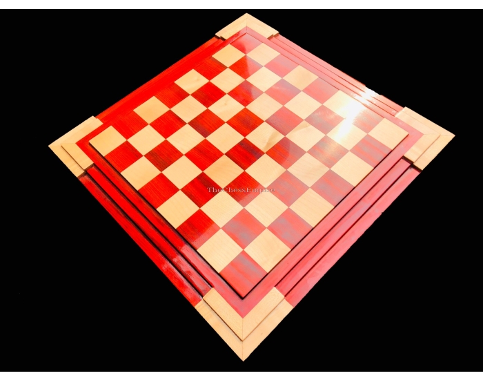 The Emperor Series Luxury Chess Board <br> Maple & African Padauk