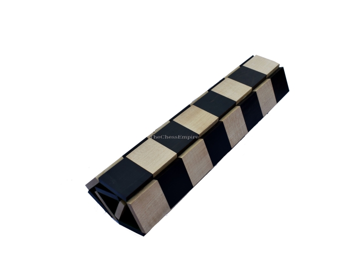 Exclusive Rolling Series Chess Board Canadian Maple & Ebony Wood.