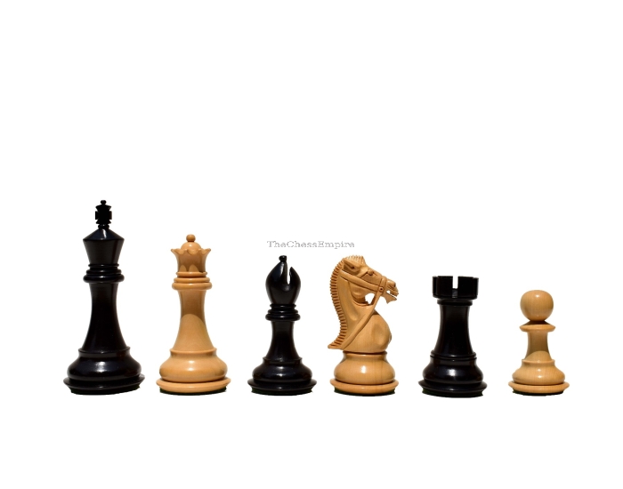 Supreme Bridal Staunton chess pieces 4" King