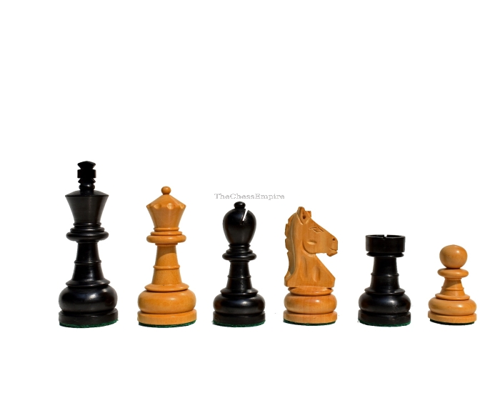The Marvelous Series Chess Pieces <br> Boxwood & Ebonized <br> 3.25" King