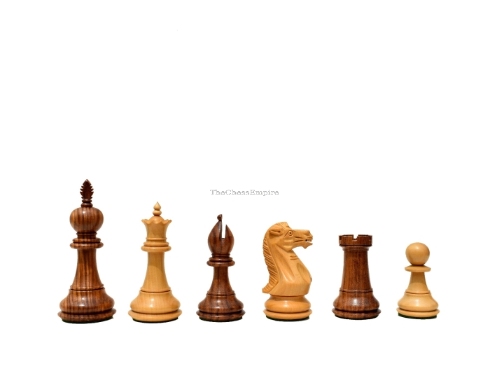 The Royal Knight Staunton Chess Pieces 4" King 