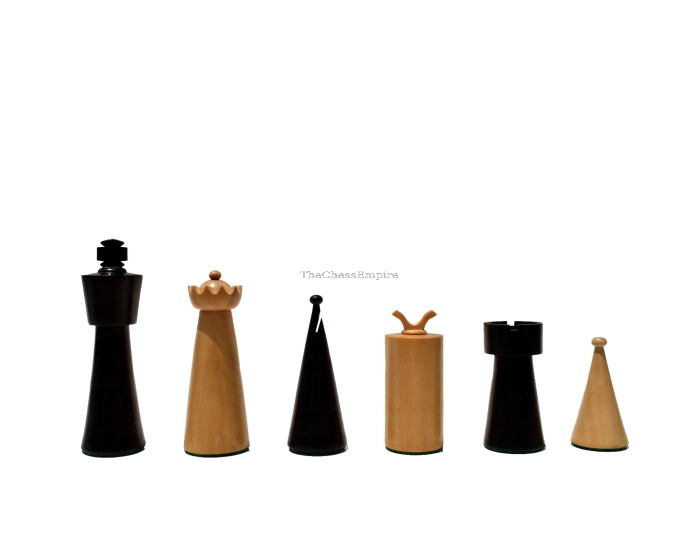Art Deco Series Chess Pieces 3.5" King