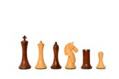 Ulbrich Series Chess Pieces Boxwood & Sheesham 3.75" King-0