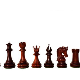 ArchBishop & Chancellor, Paker Bridle Series Chess Pieces Boxwood & Padauk Capablanca chess game 4.25" KIng-2963
