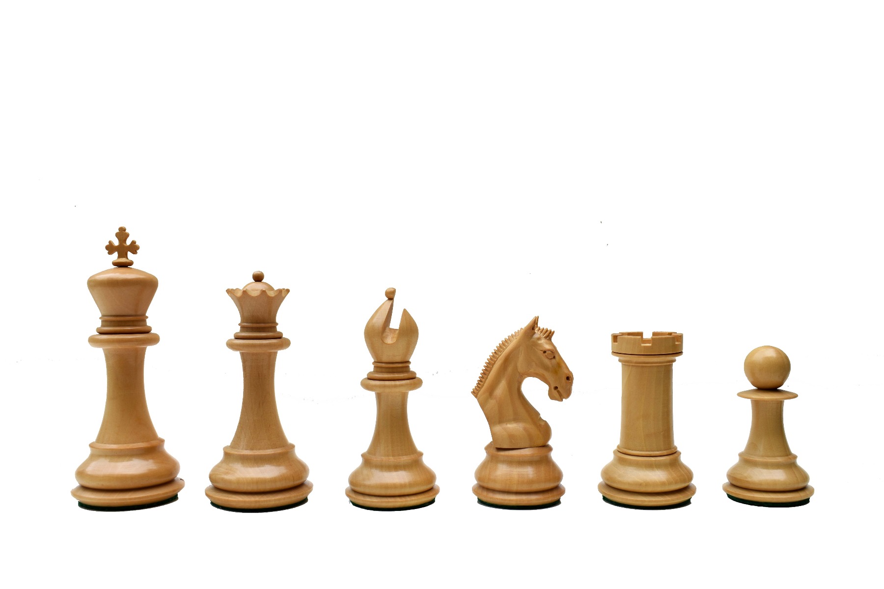 Arabian Series Chess Pieces Boxwood & Ebony 4.4" King-4951