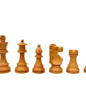 LARDY JEU D'ÉCHECS chess set Excessivement RARE pondéré KING 110 mm