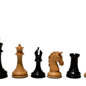 King George Series Chess Pieces Boxwood & Ebony 3.75" King-2743