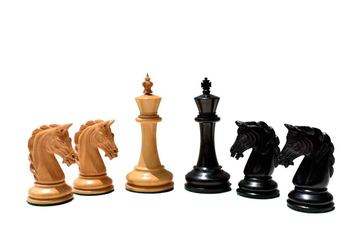 King George Series Chess Pieces Boxwood & Ebony 3.75" King-2746