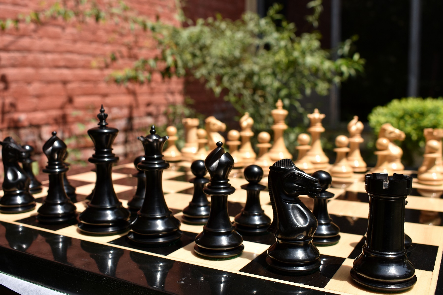 Legend Series Chess Pieces <br> Boxwood & Ebony <br> 4.25" King-2741 Legend Series Chess Pieces Boxwood & Ebony 4.25" King-2741