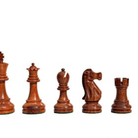Deluxe Staunton Chess Pieces Acacia & Ebonized 3.75" King-2390