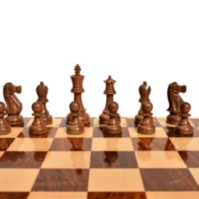 Deluxe Staunton Chess Pieces Acacia & Ebonized 3.75" King-2393