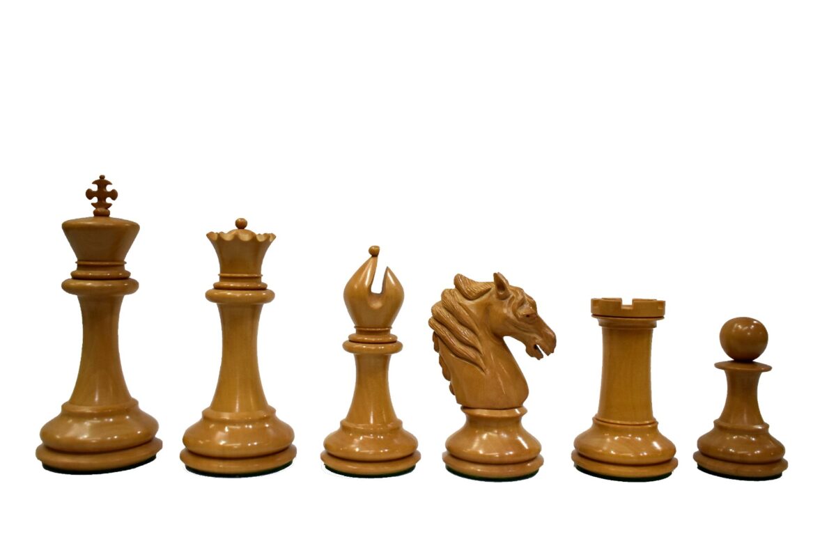 The Master Series Chess Pieces Boxwood & Padauk 4.4" King-2708
