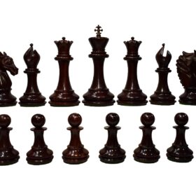 The Master Series Chess Pieces Boxwood & Padauk 4.4" King-2712