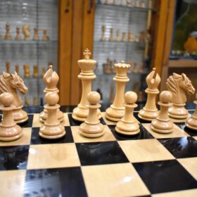 The Master Series Chess Pieces Boxwood & Padauk 4.4" King-2713