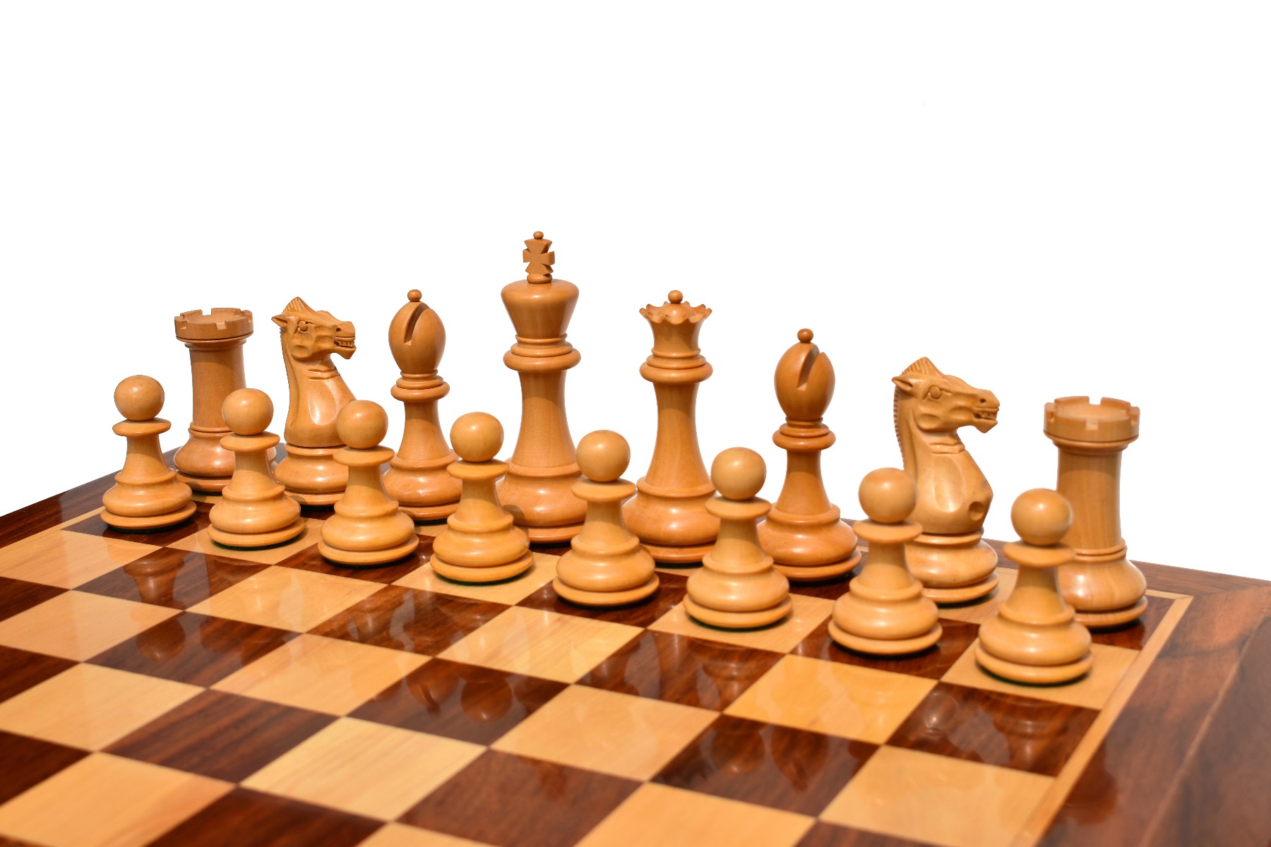 The Philidor Series Chess Pieces Boxwood & Ebonized 4" King-2264