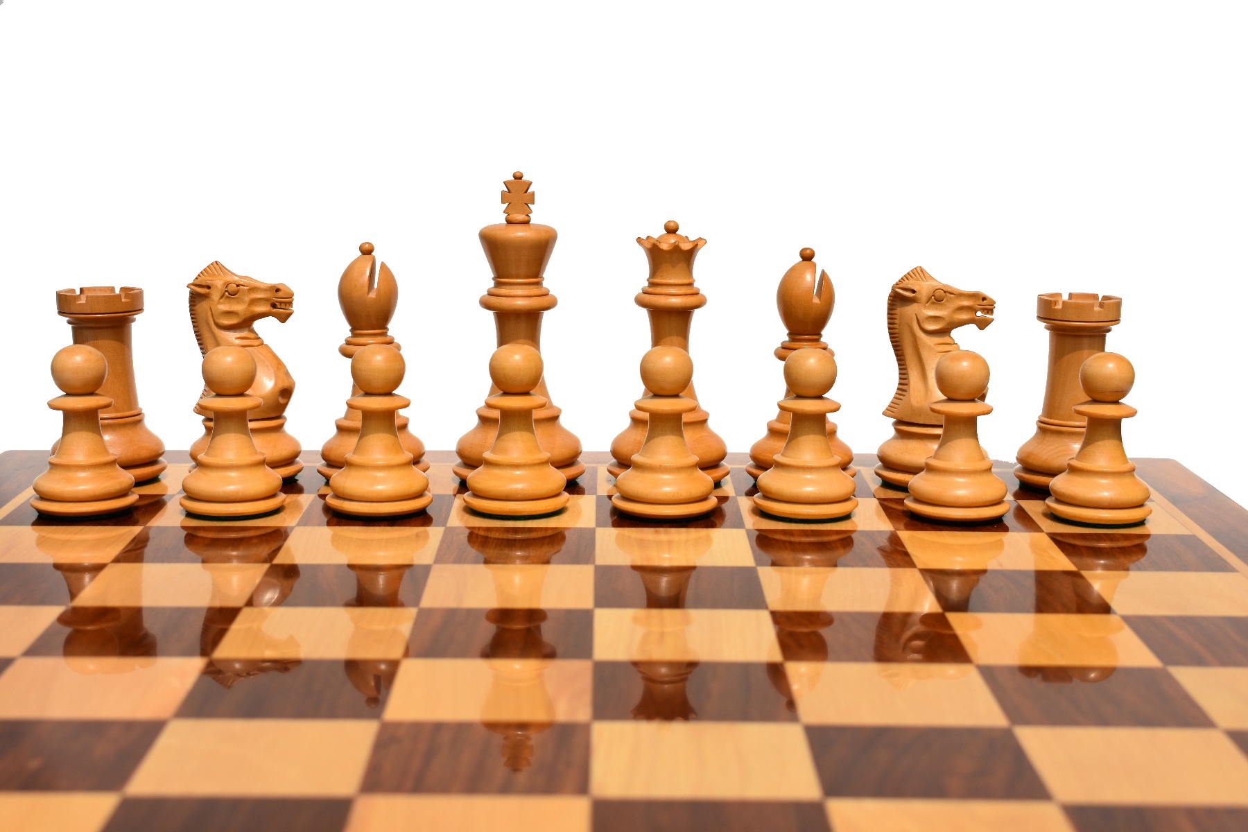 The Philidor Series Chess Pieces Boxwood & Ebonized 4" King-2263