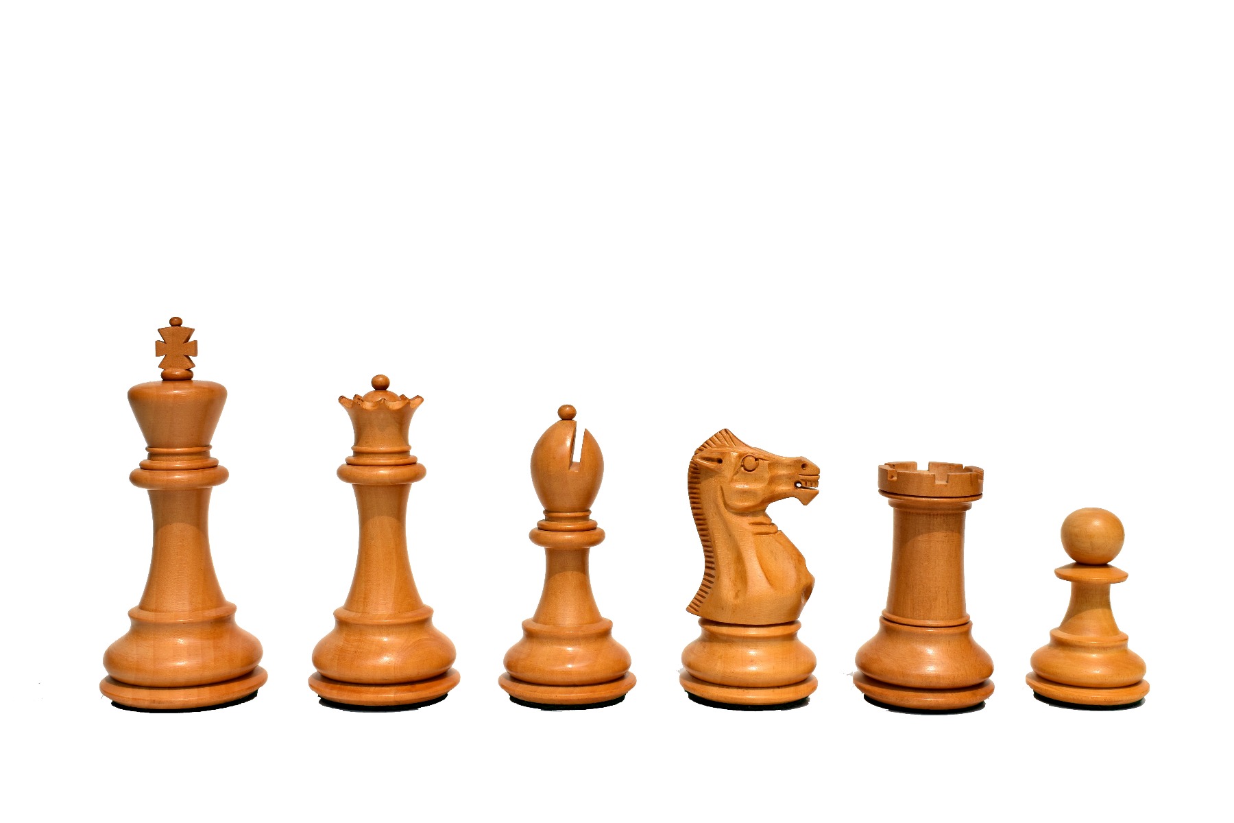 The Philidor Series Chess Pieces Boxwood & Ebonized 4" King-2261