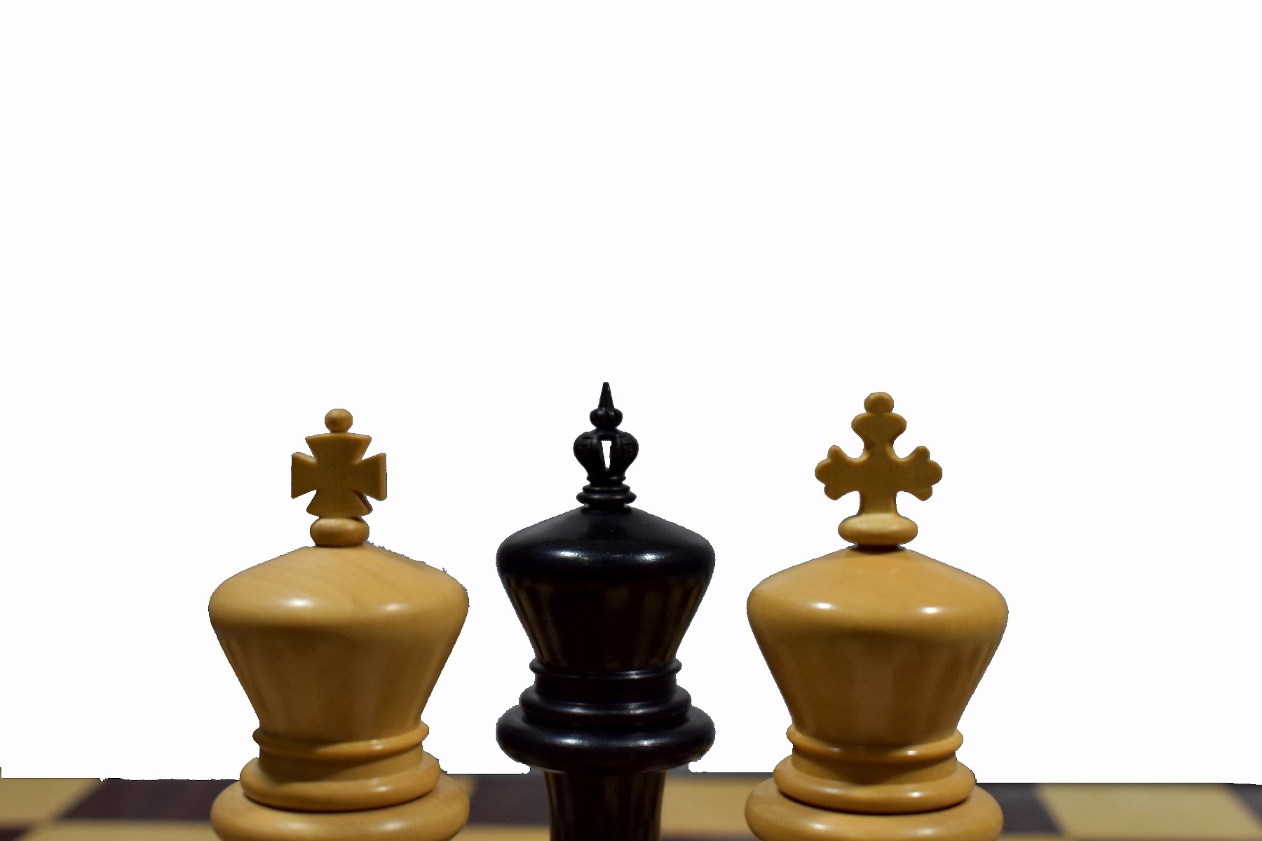 Sebastian Series Chess Pieces Matte Finish <br> Boxwood & Ebony <br> 4.4" King-2692 Sebastian Series Chess Pieces Matte Finish Boxwood & Ebony 4.4" King-2692