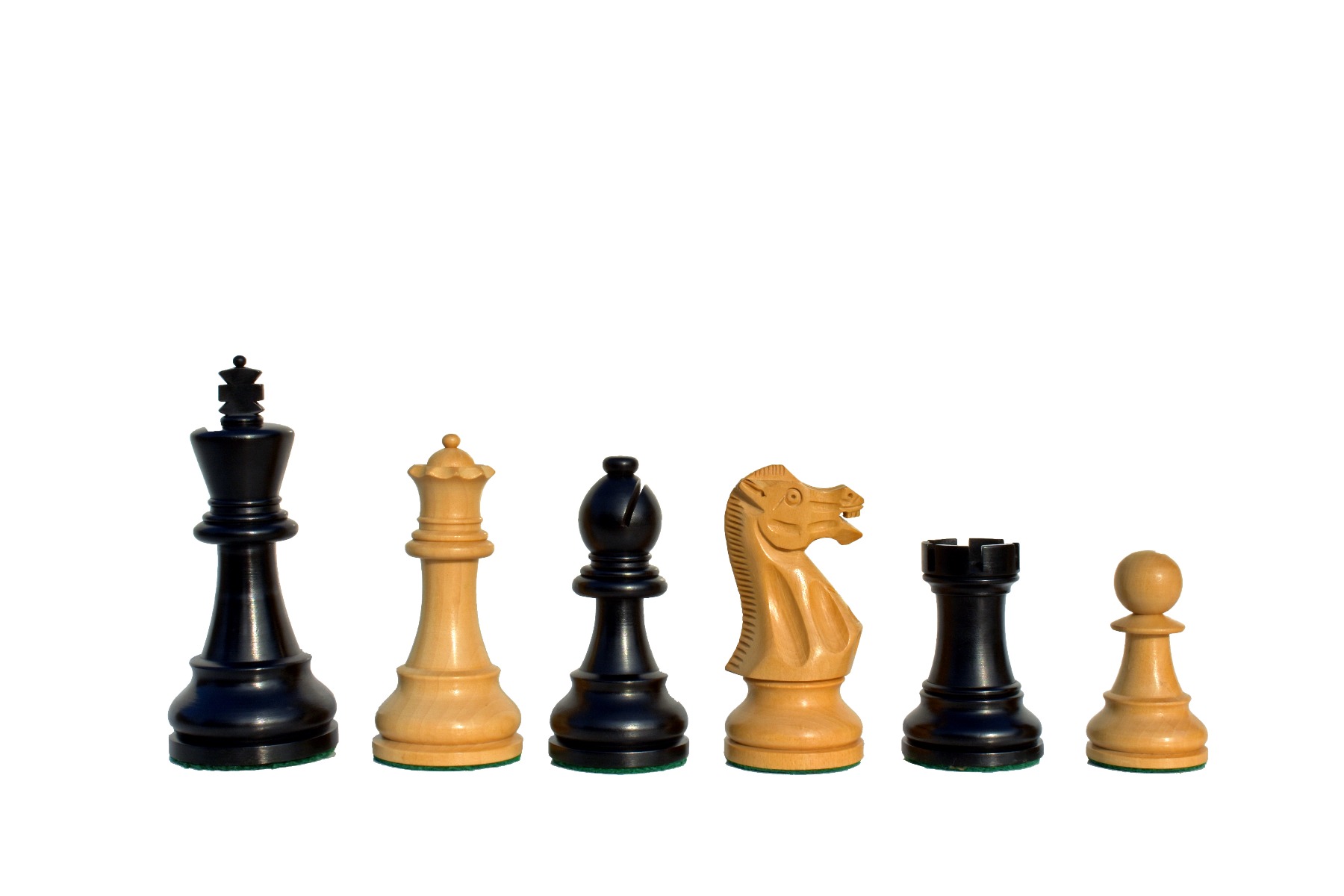 The Victor Series Chess Pieces<br> Boxwood & Ebonized <br> 4" King-0 The Victor Series Chess Pieces Boxwood & Ebonized 4" King-0