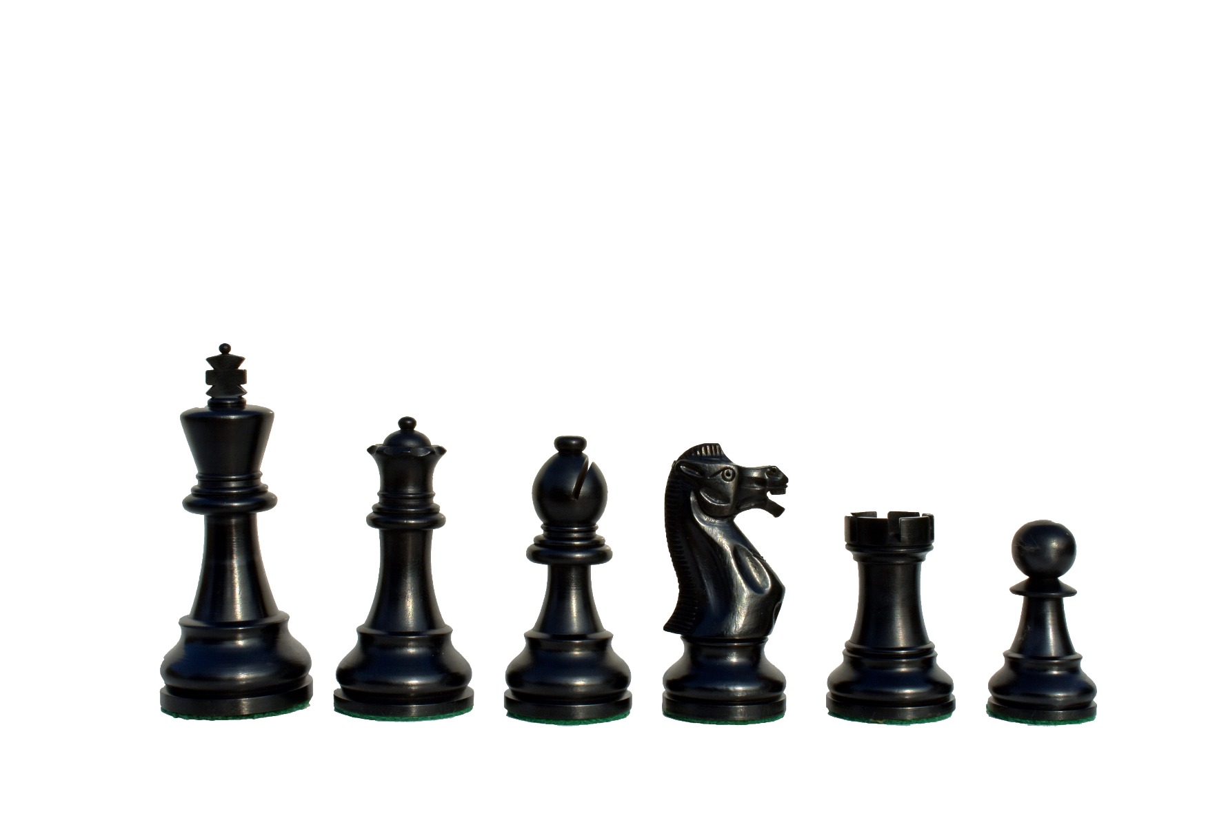 The Victor Series Chess Pieces<br> Boxwood & Ebonized <br> 4" King-2384 The Victor Series Chess Pieces Boxwood & Ebonized 4" King-2384