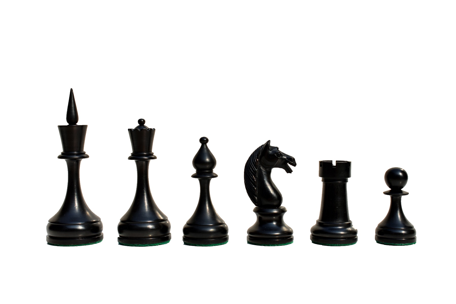 USSR Timeless Series Chess Pieces <br>Boxwood & Ebonized <br> 4.75" King-2189 USSR Timeless Series Chess Pieces Boxwood & Ebonized 4.75" King-2189