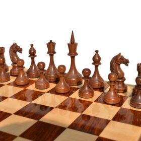 USSR Timeless Series Chess Pieces Boxwood & Acacia 4.75" King-2204
