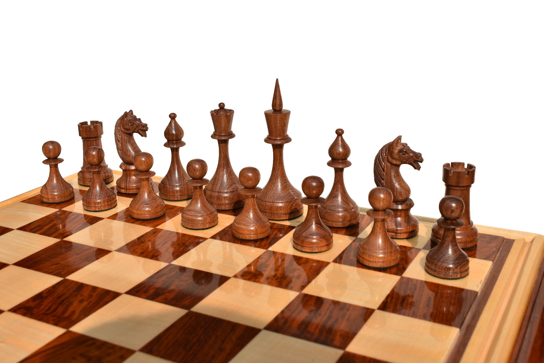 USSR Timeless Series Chess Pieces Boxwood & Acacia 4.75" King-2204