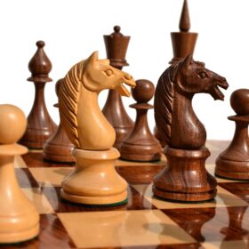 USSR Timeless Series Chess Pieces Boxwood & Acacia 4.75" King-2205