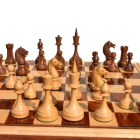 USSR Timeless Series Chess Pieces Boxwood & Acacia 4.75" King-2207