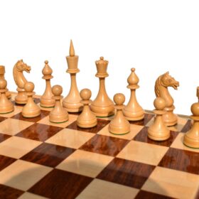 USSR Timeless Series Chess Pieces Boxwood & Acacia 4.75" King-2202