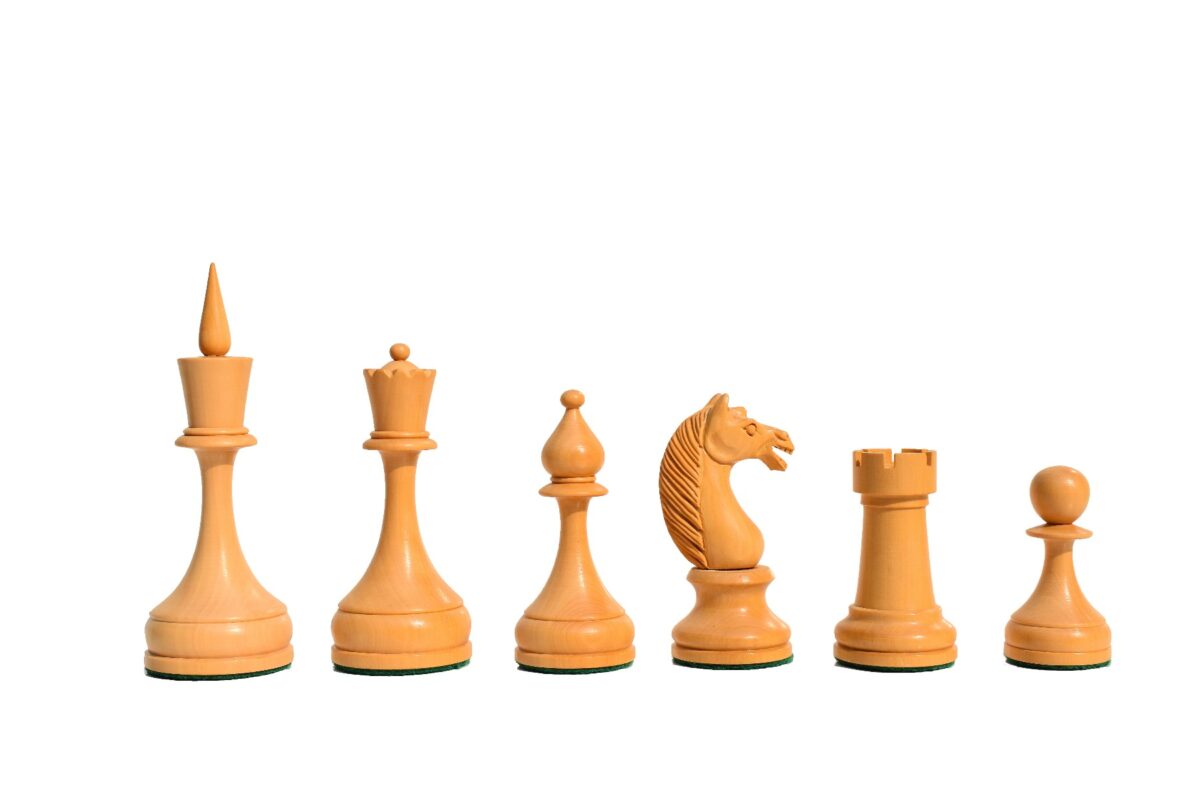 USSR Timeless Series Chess Pieces Boxwood & Acacia 4.75" King-2199