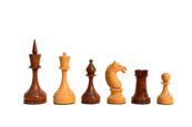 USSR Timeless Series Chess Pieces Boxwood & Acacia 4.75" King-0
