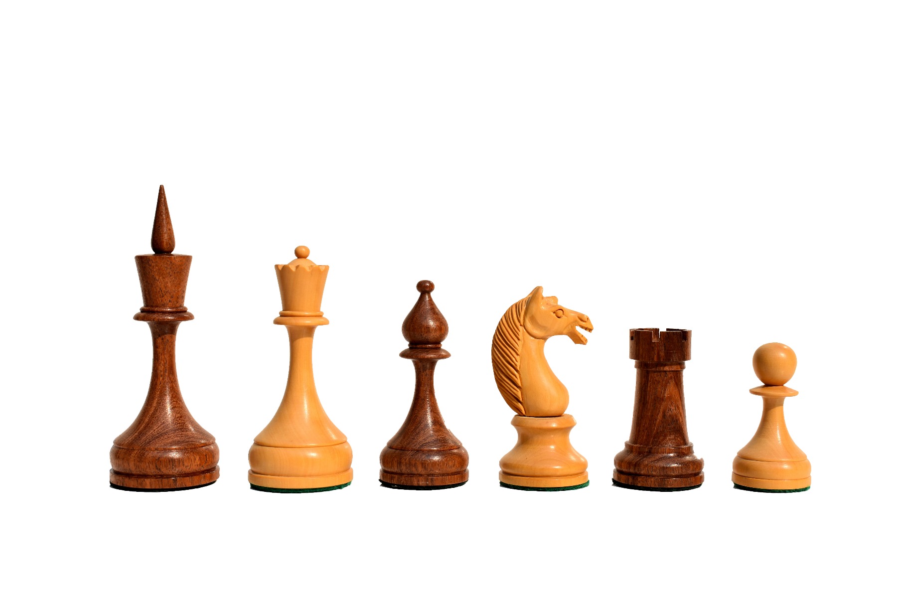 USSR Timeless Series Chess Pieces Boxwood & Acacia 4.75" King-0