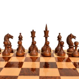 USSR Timeless Series Chess Pieces Boxwood & Acacia 4.75" King-2203