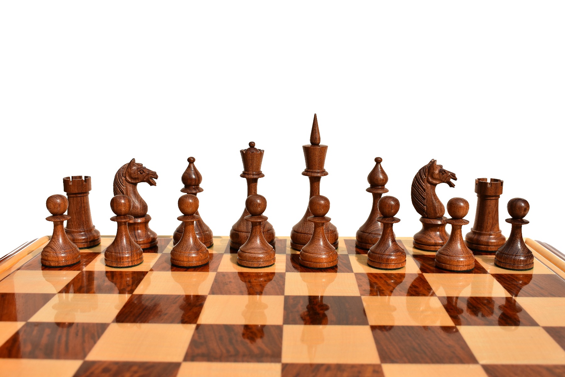 USSR Timeless Series Chess Pieces Boxwood & Acacia 4.75" King-2203