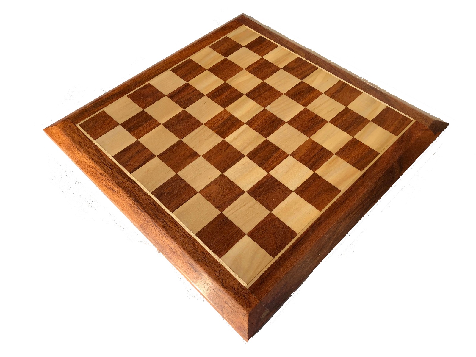 The Beveled Series Chess Board <br> Maple & Acacia <br>2" Square-0 The Beveled Series Chess Board Maple & Acacia 2" Square-0