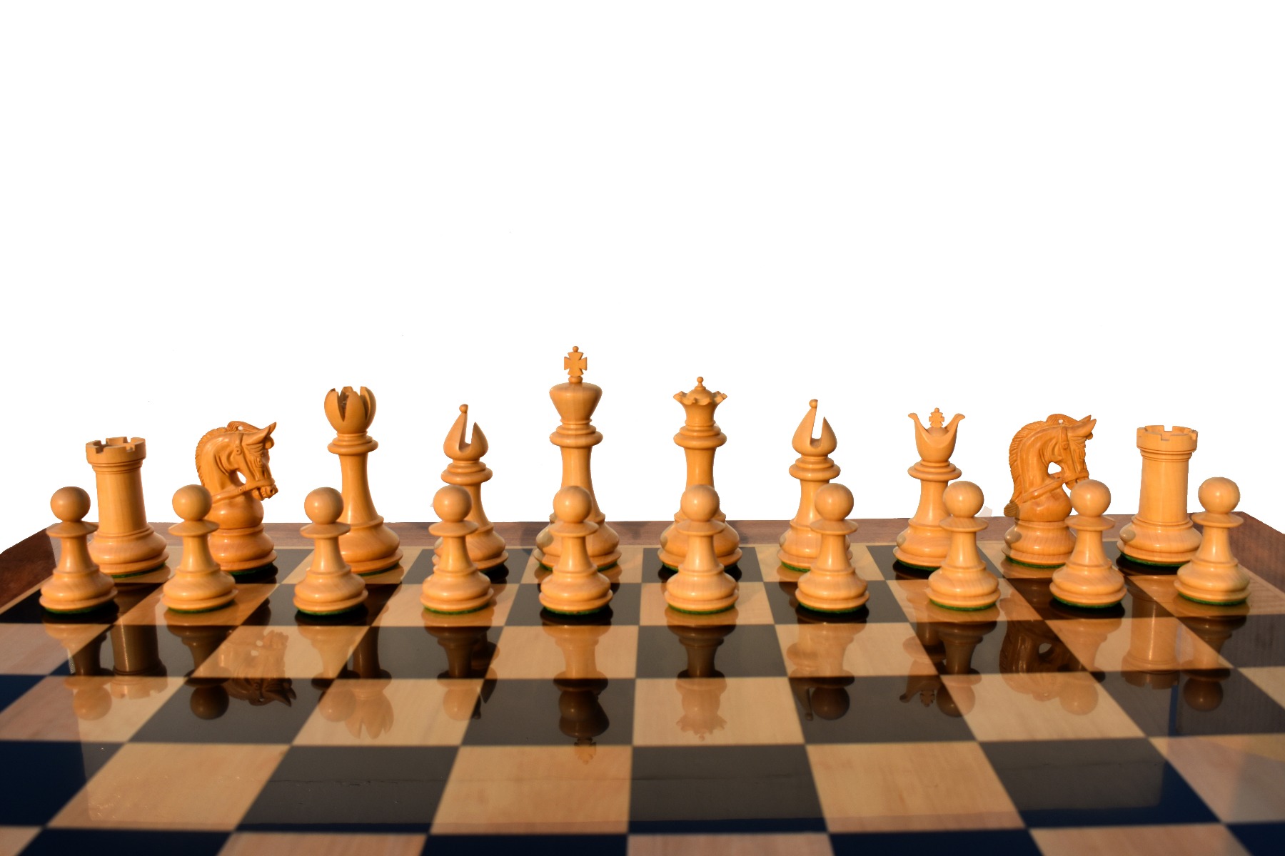 Archbishop & Chancellor ,Capablanca Chess Game,The Parker Bridle Series Boxwood & Padauk 4.25" King with 2.25" Square Collector Series 10x10 Chess Board -4057