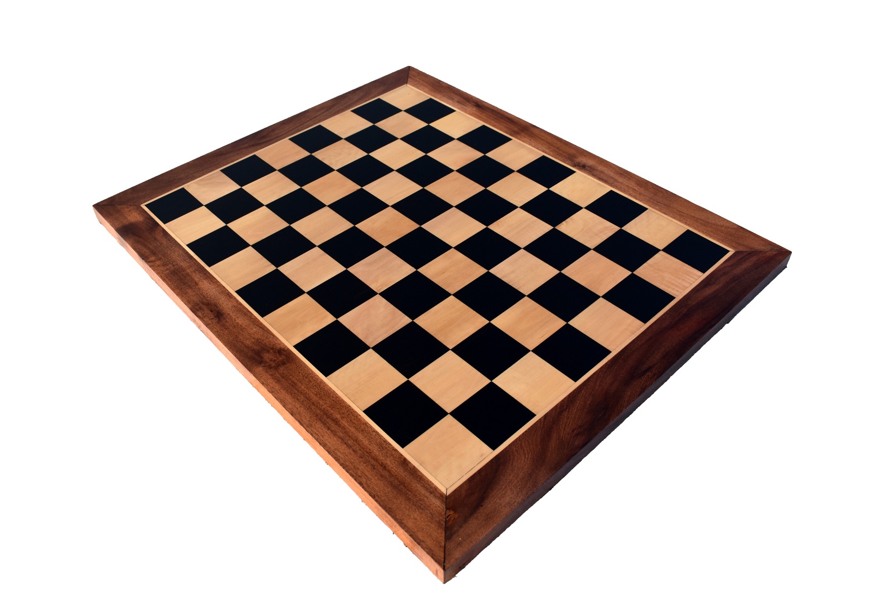 Capablanca Chess Game Collectors Series Luxury Chess Board <br> Maple & Ebony <br> 2.25" Square (10 x 8)-0 Capablanca Chess Game Collectors Series Luxury Chess Board Maple & Ebony 2.25" Square (10 x 8)-0