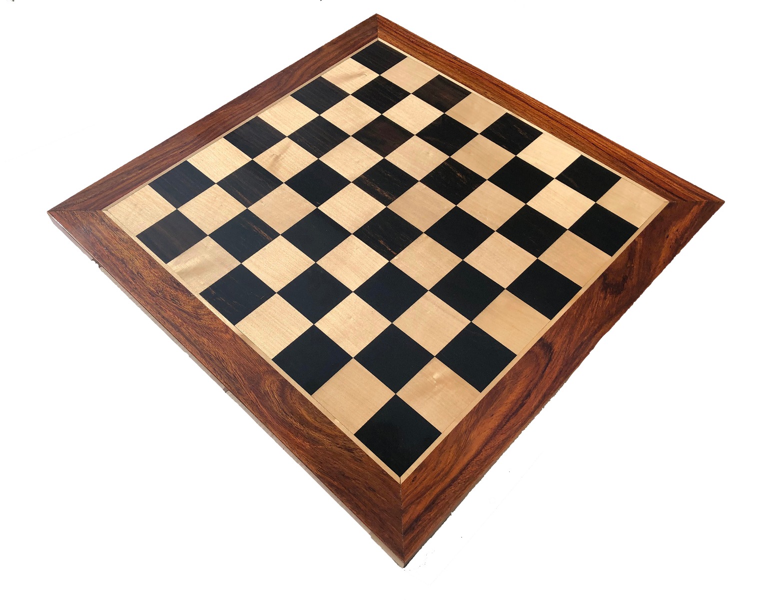 The Collectors Series Luxury Chess Board Maple & Ebony 2" Square-0