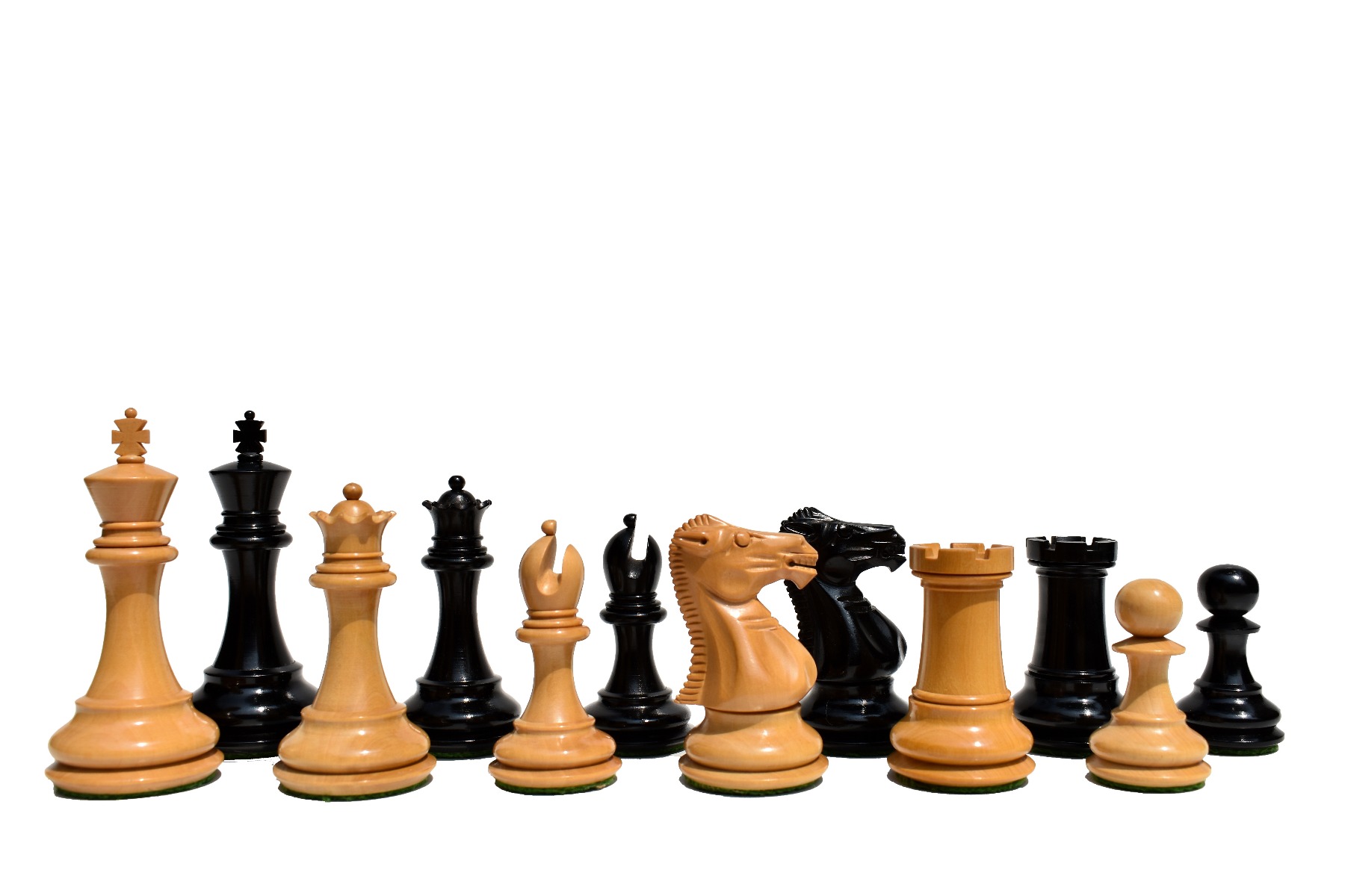 The Windsor Series Chess Set <br> Boxwood & Ebony <br> 3.5" King with 2" Square Tournament Series Chess Board-4122 The Windsor Series Chess Set Boxwood & Ebony 3.5" King with 2" Square Tournament Series Chess Board-4122