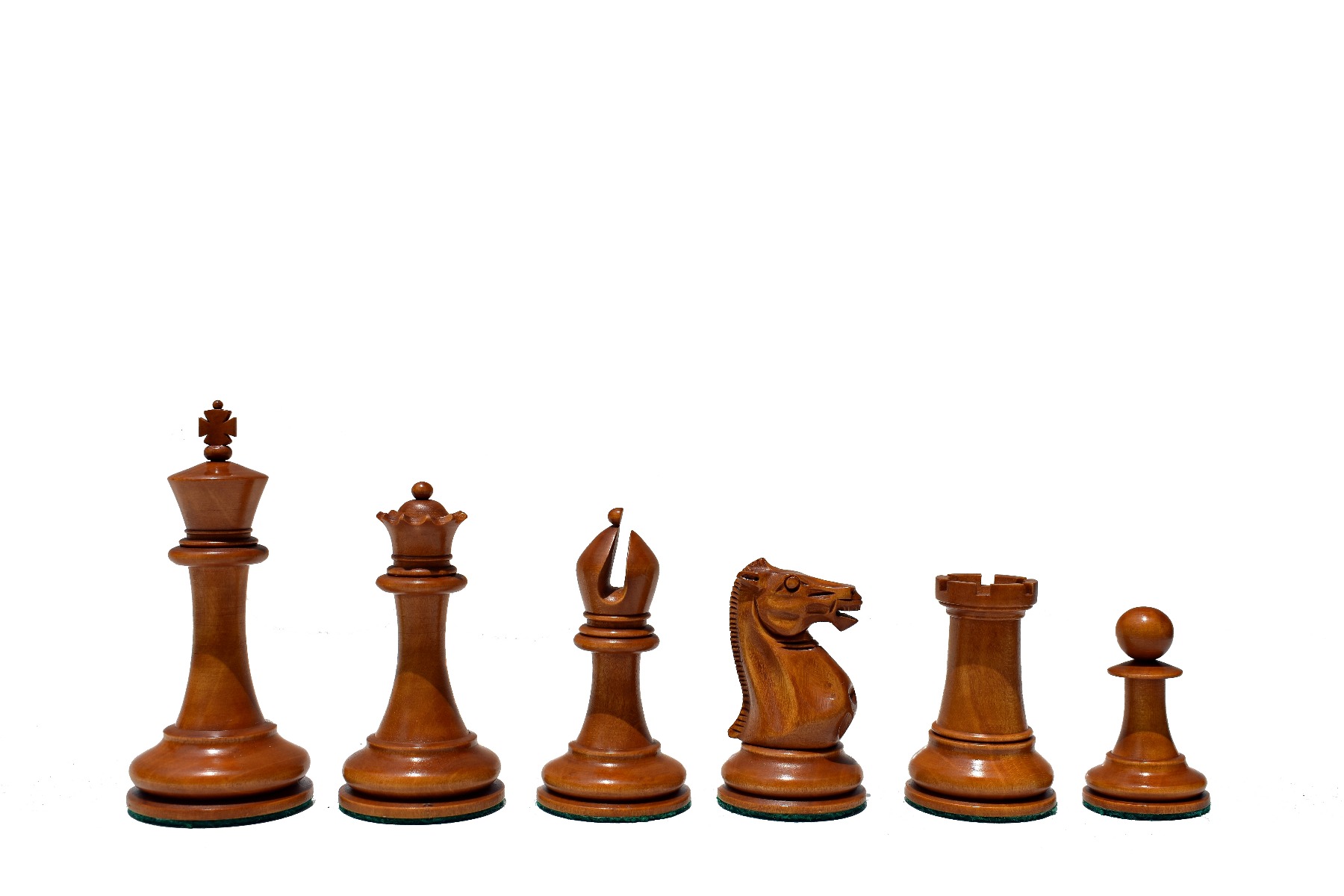 1853 Jaques Paulsen Series Reproduction Chess Set Antiqued Boxwood & Ebony 3.5" King with 2" Square Jaques Chess Board-3946