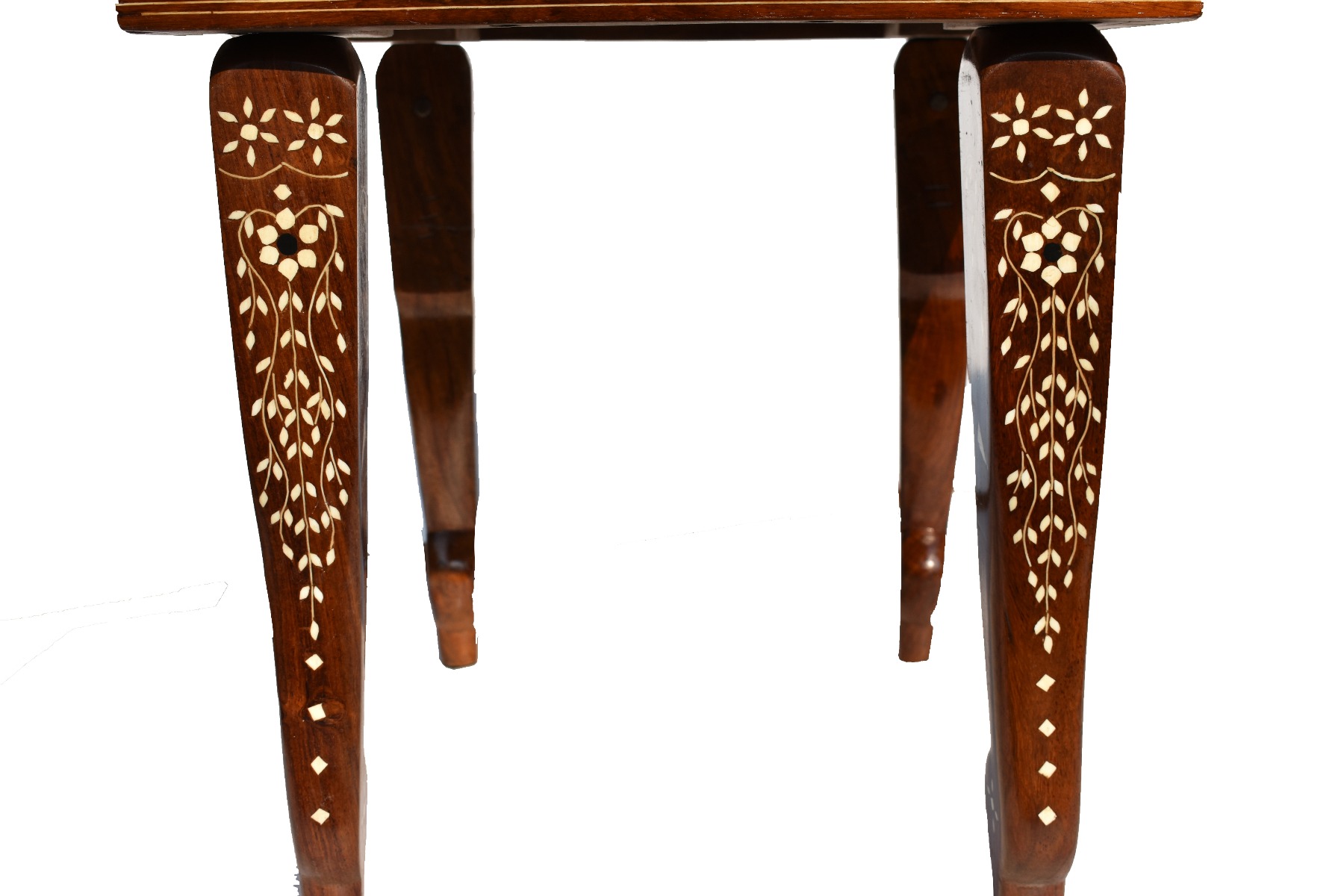 Artistic Series Inlay Chess table <br> Acrylic & Sheesham Wood <br> 14" x14" -3842 Artistic Series Inlay Chess table Acrylic & Sheesham Wood 14" x14" -3842