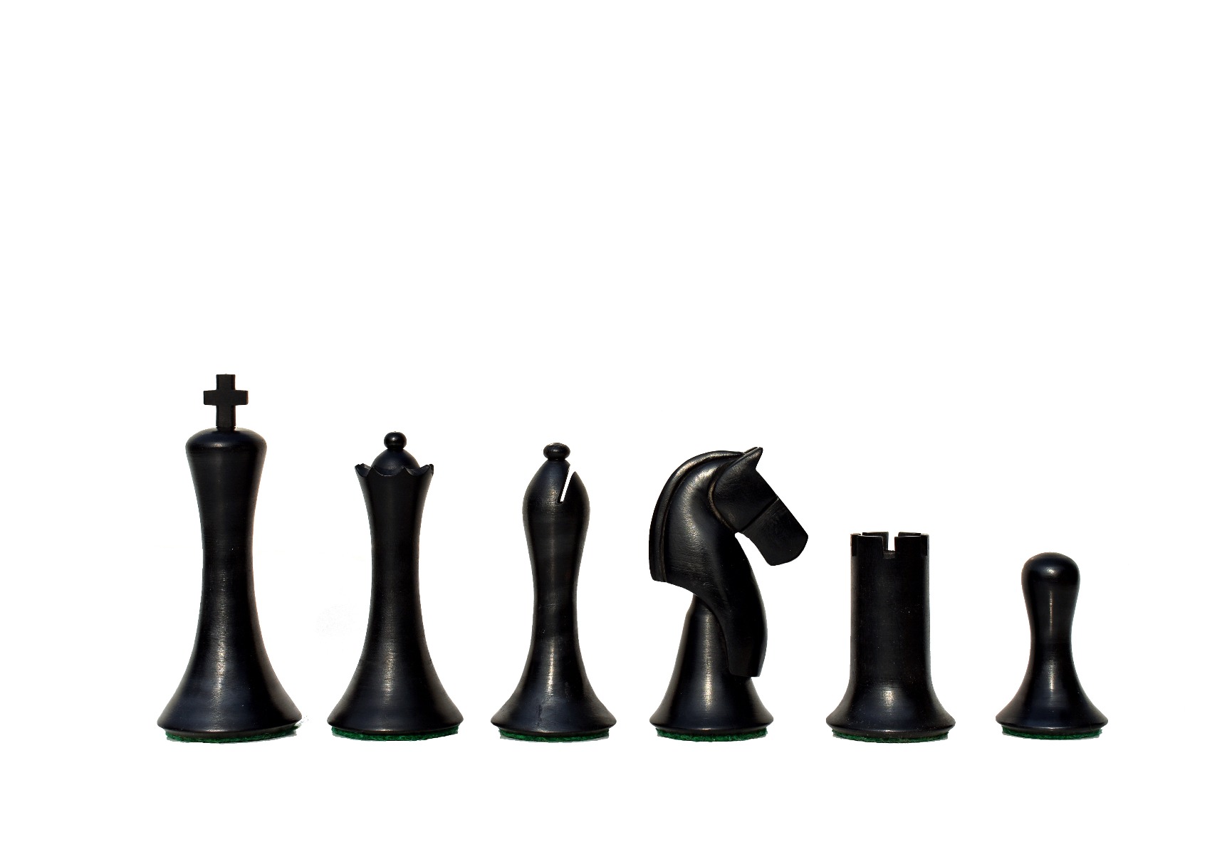 Ulbrich Series Chess Set <br> Boxwood & Ebonized <br> 3.75" King with 2" Square Beveled Series Chess Board-4081 Ulbrich Series Chess Set Boxwood & Ebonized 3.75" King with 2" Square Beveled Series Chess Board-4081