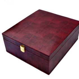 Timeless Imperial Series Chess Set Repro Antiqued Boxwood & Ebony 4" King/ 2.25" Square Jaques Chess Board with Storage Case-3926