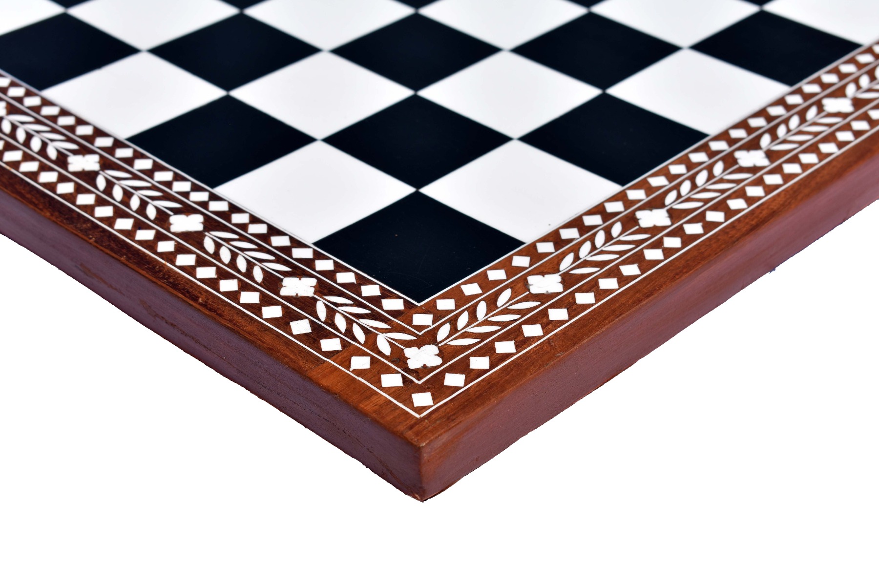 The Heritage Series Chess Board <br> Sheesham & Acrylic <br> 1.75" Square-0 The Heritage Series Chess Board Sheesham & Acrylic 1.75" Square-0